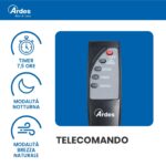 Стенен вентилатор Ardes AR5W40R Pareto Cool RC - Image 5