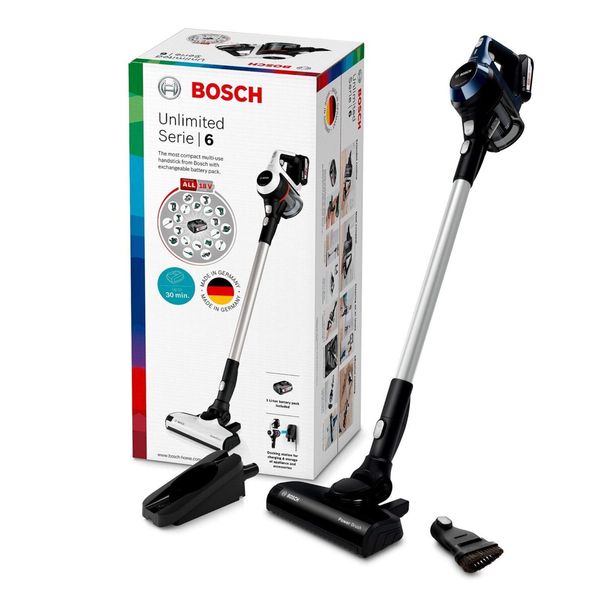 Вертикална прахосмукачка Bosch Unlimited Serie 6 BBS611PCK - Image 5