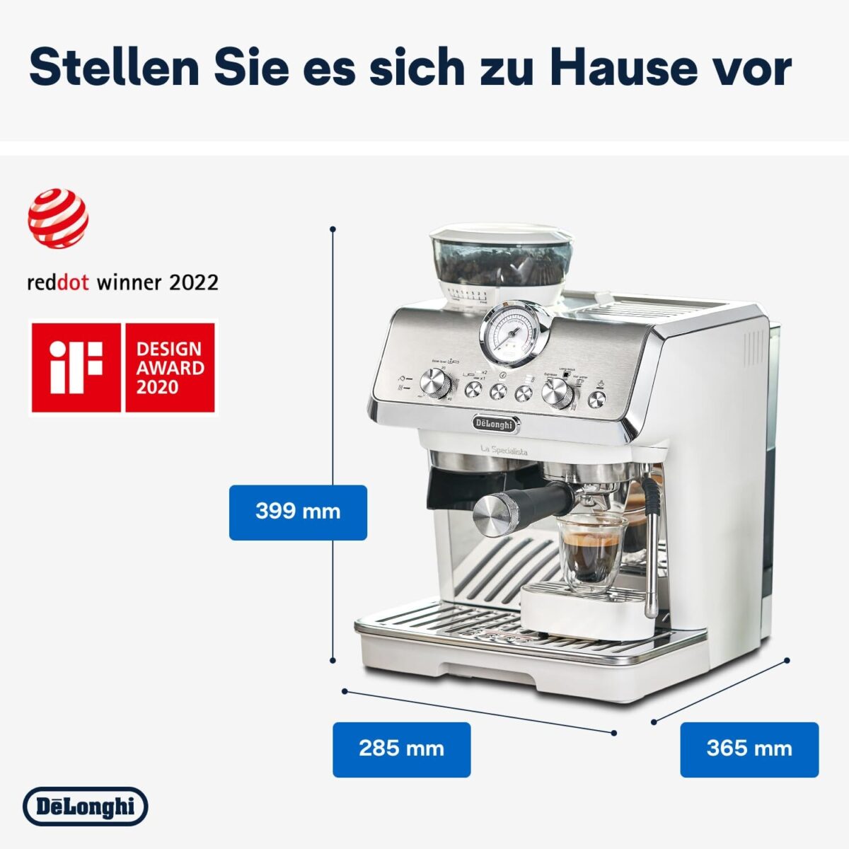 Еспресо машина De’Longhi La Specialista Arte EC9155.W - Image 4