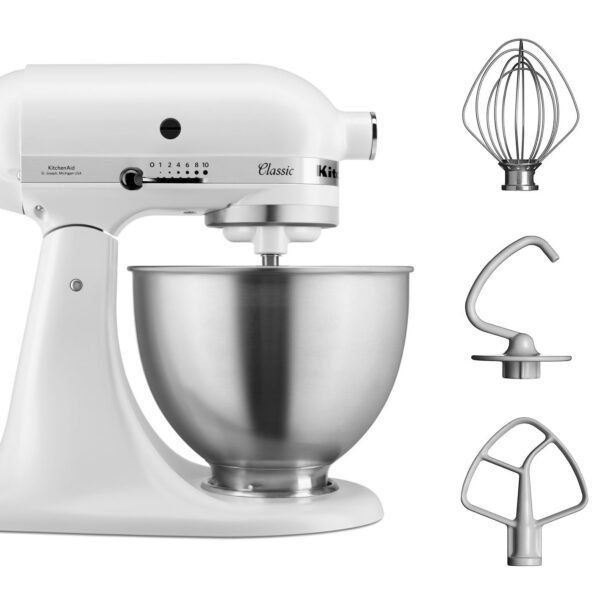Кухненски робот KitchenAid Classic 5K45SSEWH 4.3 л