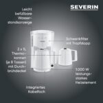 Филтърна кафемашина Severin с 2 термокани - Image 5