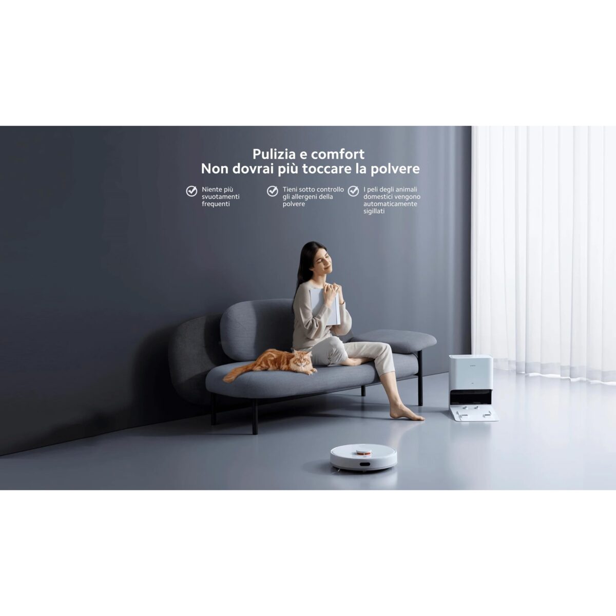 Робот прахосмукачка Xiaomi Robot Vacuum X10 BHR6068EU - Image 4